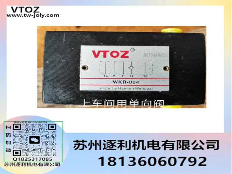 VTOZ维拓斯WHMP-011/21液压叠加式溢流阀WKM-011/350