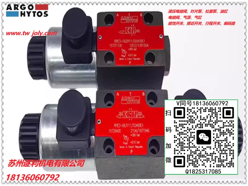 雅歌辉托斯ARGO电磁阀RPE3-062R11/02400E1 RPE3-062X11液压阀
