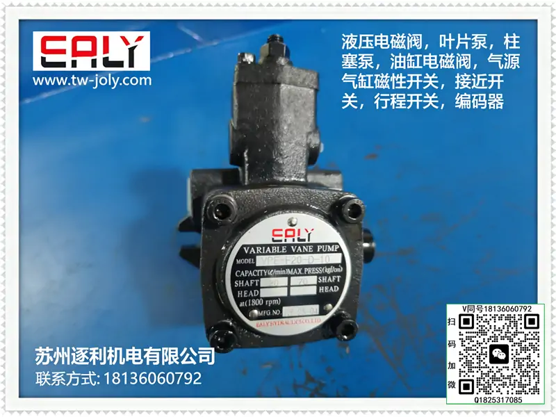 EALY弋力VVPE-F30/40A/B/C/D-F30/40A/B/C/D-10 双联叶片泵