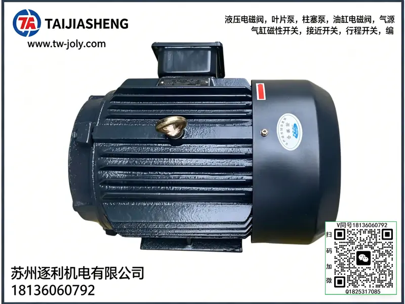 TAIJIASHENG小型液压油泵专用电机380V三相内轴电机220V单相0.75/1.5KW