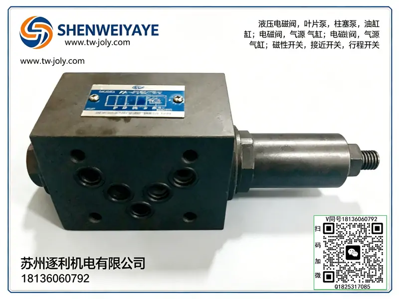 SHENWEIYEYA电动单向调速阀 QAE-F6/10D-A / AU QAE-F6/10D-BU