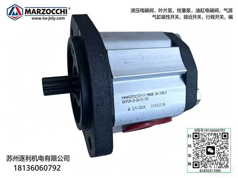 马祖奇MARZOCCHI双联泵 ALPA2-S-9+ALPP2-S-9 意大利齿轮泵
