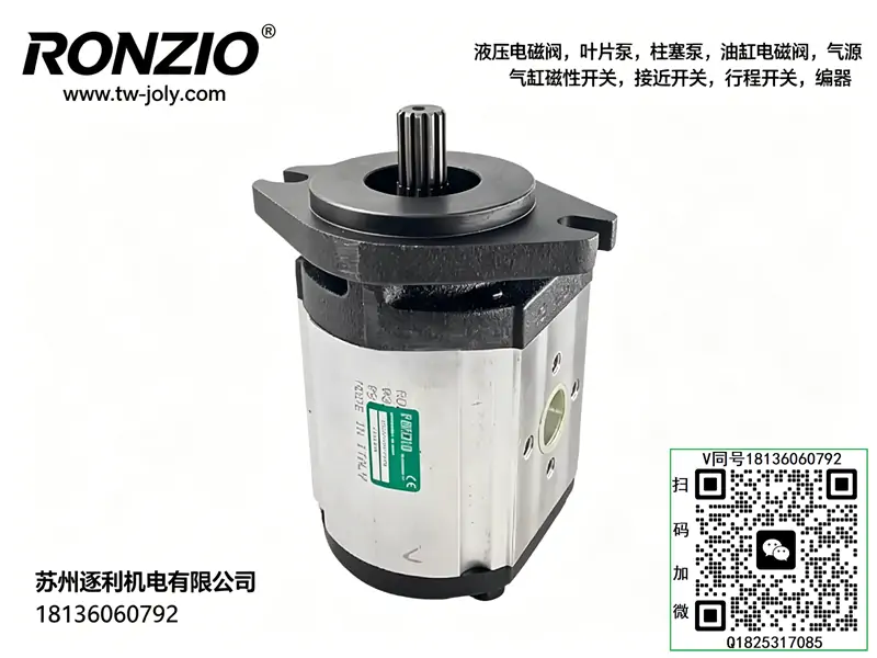 意大利罗茨 RONZIO 02ZAG25C033D 液压油泵 01Z 系列高压齿轮马达