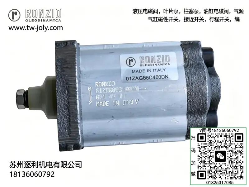 RONZIO 罗茨 02ZBG06A136D 齿轮油泵 高压耐磨工业液压元件