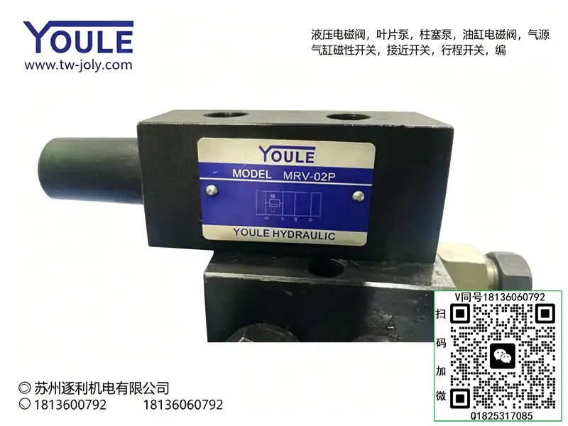 YOULE油立比例阀溢流阀 EDG-01-B EDG-01-C EDG-01-H比例头 导阀