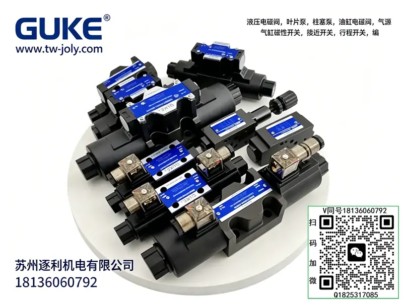 GUKE注塑机液压叶片泵,高压泵头，油泵电机组合