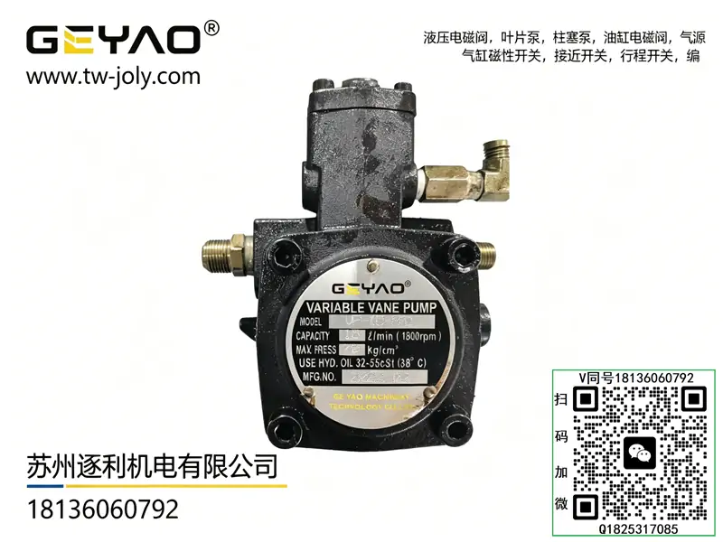 GEYAO低压变量叶片泵 高压齿轮泵 液压油泵 小型液压泵站总成