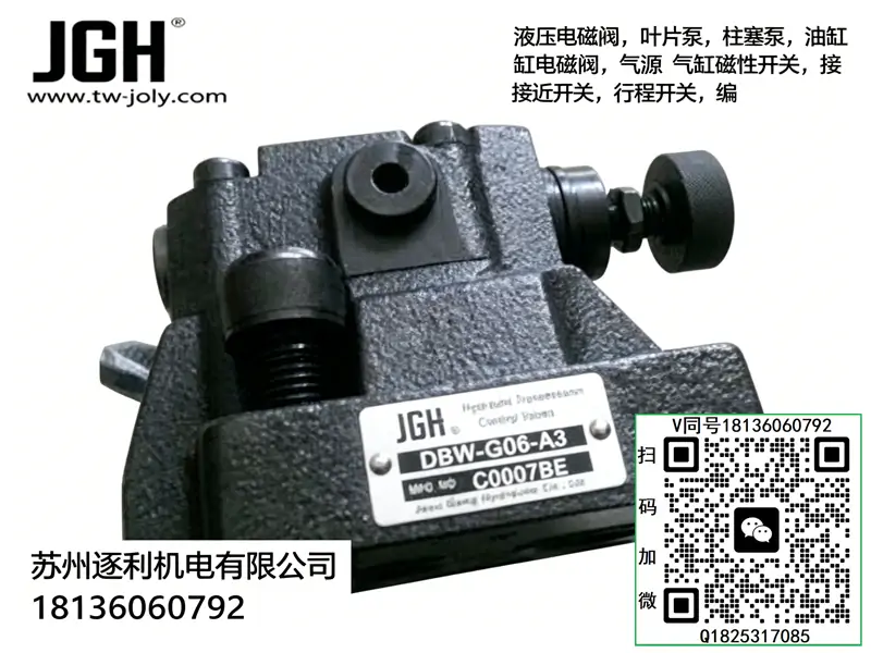 JGH久冈DBW-G03-B3 DBW-G06/G10-A3 DBW-01-A3液压电磁溢流阀