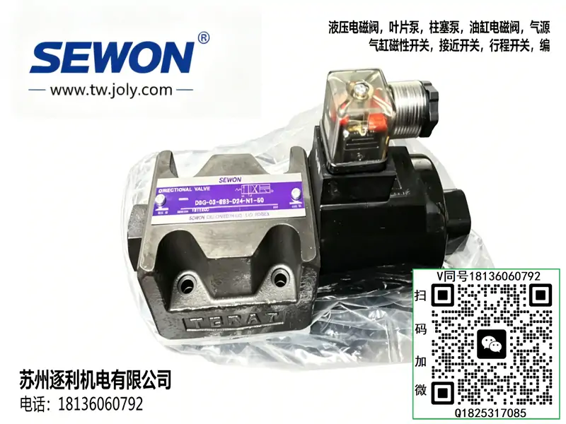 SEWON 韩国 SEWON-YUKEN DSHG-03-2B2-E-A200 大流量电液换向阀重型液压系统阀