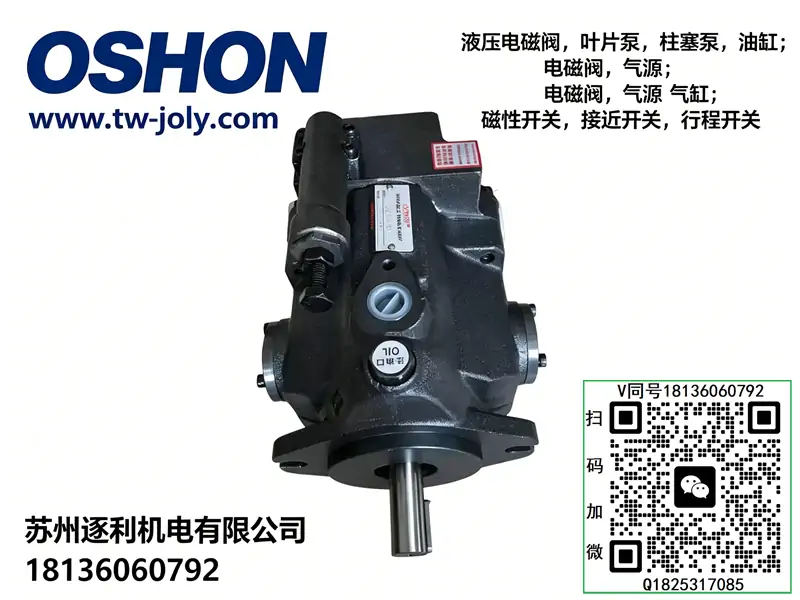 OSHON VP-DF-20 双联变量油泵 双回路分控油路制鞋裁断机共用电机液压泵