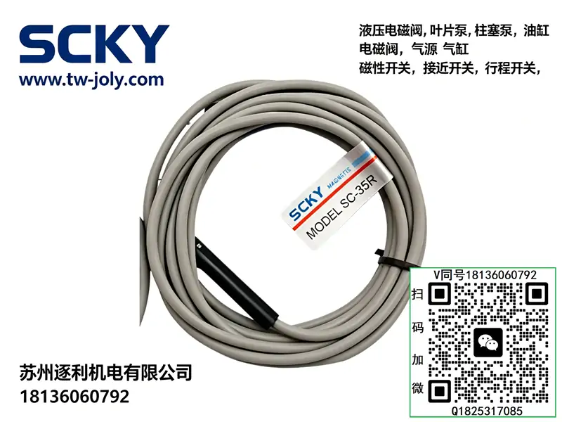 SCKY SC-20R 气缸磁性感应器 AC250V 大电流压铸流水线气缸到位检测开关